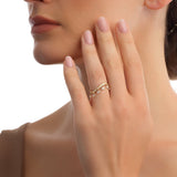 The Swaying Yellow Gold Ring