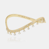 The Swaying Yellow Gold Bangle