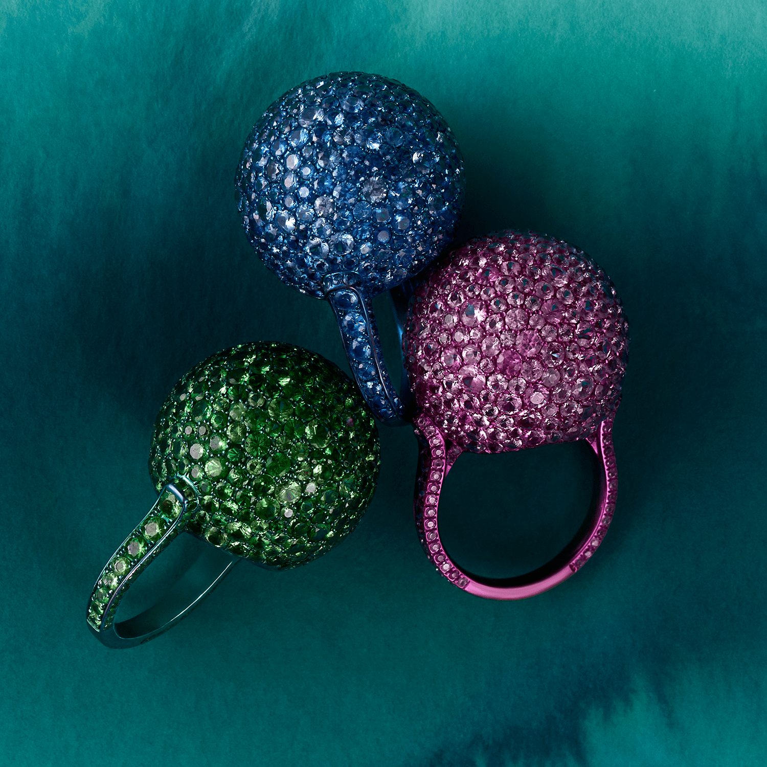 If Indulgence Were a Color: Sapphires, Amethysts & Tsavorites