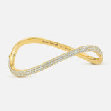 the sway diamond pavé bangle