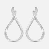 the sway diamond polka dot maxi hoops