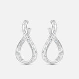 the sway diamond polka dot midi hoops
