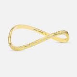 the sway diamond polka dot bangle