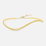 the sway diamond polka dot choker