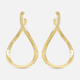 the sway diamond polka dot maxi hoops