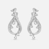 the swaying diamond midi hoops