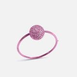 Pink Disco Bug Bangle - Mini