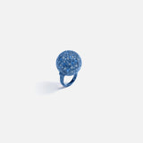 Blue Disco Bug Ring